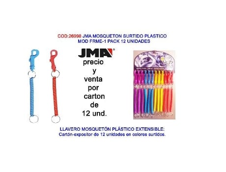 Jma mosqueton surtido plastico mod frme 1-pack 12 unidades