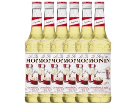 Licor MONIN Schnapp Monin Sirope Palomitas De Maiz Popcorn Sem Álcool (0.7 L - 6 unidades)