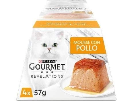 Ração para Gatos  (4x57 g - Húmida - Adulto - Sabor: Frango)