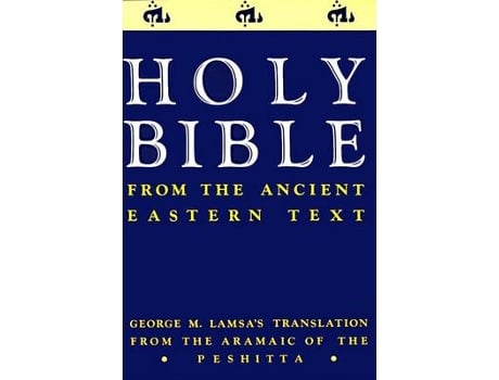 Livro holy bible de lamsa (inglês)