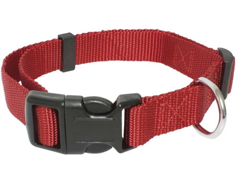 Coleira para Cães  Clássico (Vermelho - 41-60 x 2.5 cm - Nylon)