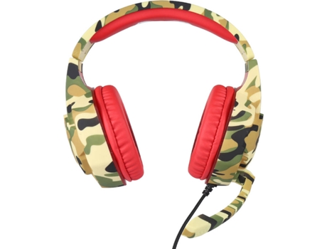 Auscultadores Gaming KUBITE V7297Cay (On Ear - Amarelo Camuflagem)