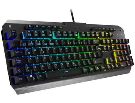 Teclado LIONCAST LK300 RGB (Com Cabo - Layout Alemão - Teclado Numérico)