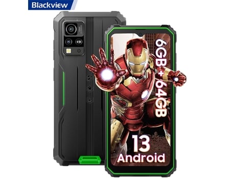 Smartphone BLACKVIEW Bv4800 (6.56'' - 6 GB - 64 GB - Verde)