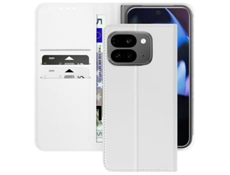 Capa Aba Bloqueio Rfid para Google Google Pixel 9 Pro Fold ABEEL Acrílico Branco