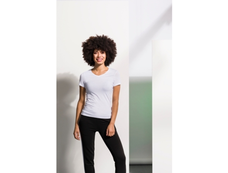 T-shirt para Mulher SKINNI FIT (XS - Branco)