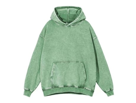 Sweatshirt Vintage de Mulher GCAOKEAO Lã Verde (3XL)