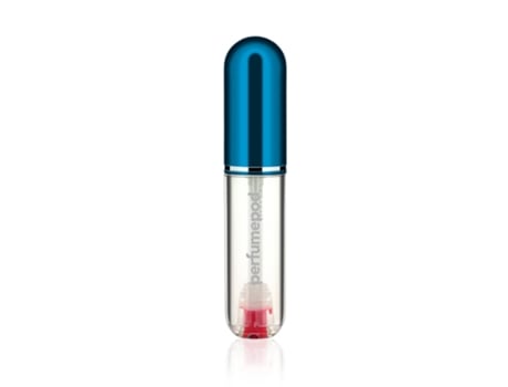 Perfume Pod Pure Dispensador de Perfume Recarregável Azul 5Ml TRAVALO