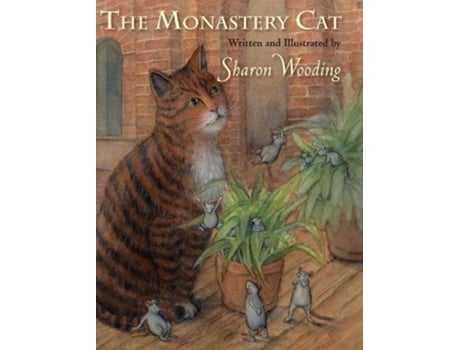 Livro The Monastery Cat de Sharon Wooding (Inglês)