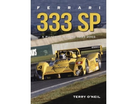 Livro ferrari 333 sp de terry o'neil (inglês)