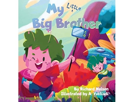 Livro My Little Big Brother de Richard Nelson (Inglês)