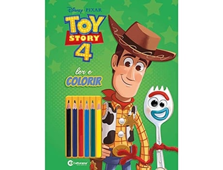 Livro Toy Story 4 - Ler E Colorir de Naihobi S Rodrigues (Português)