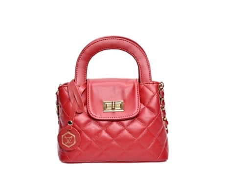 Mala de Mulher LUISA VANNINI Crossbody Lv Rosso Pele Vermelho