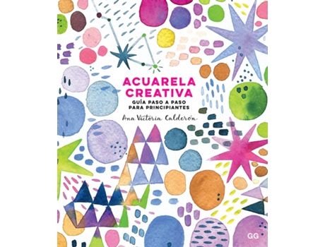 Livro Acuarela Creativa de Ana Victoria Calderón (Espanhol)