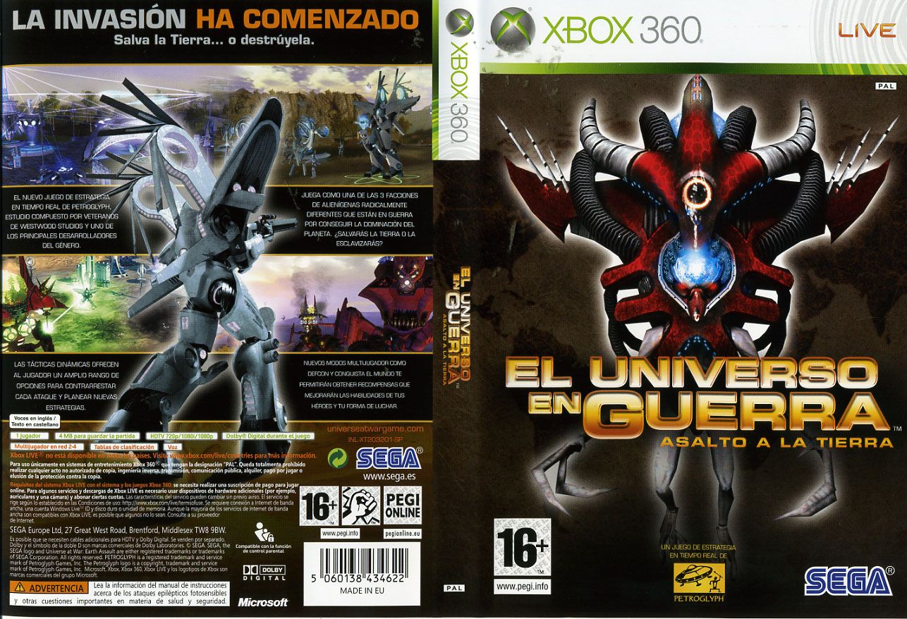 Jogo Xbox 360 El Universo En Guerra Asalto A La Tierra