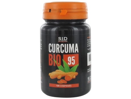 Cúrcuma Orgânica 95 120 Comprimidos S.I.D NUTRITION