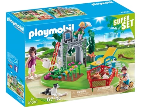 Playset Country Super Set Family In The Garden  70010 (67 pcs)