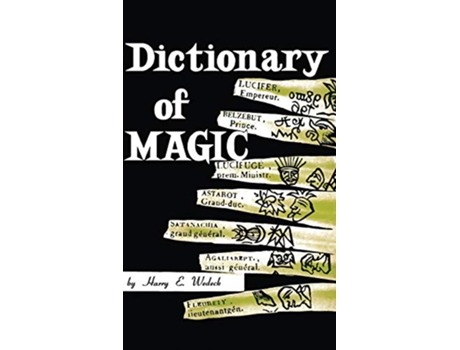 Livro Dictionary of Magic de Harry E Wedeck (Inglês - Capa Dura)