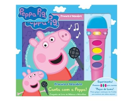 Livro Canta com a Peppa! - Procura e Descobre de Peppa Pig (Português)