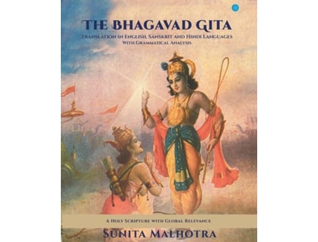 Livro Bhagavad Gita de Sunita Malhotra (Inglês)