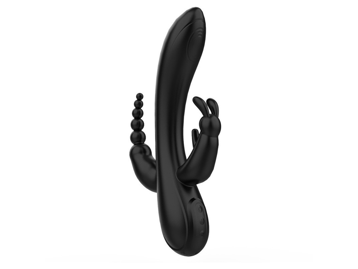 Vibrador de massagem de silicone multifrequência 3 em 1 para mulheres  (preto) OEMG | Worten.pt