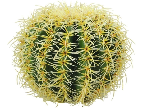 Planta Artificial EUROPALMS Barrel Cactus (Verde - 27 cm)