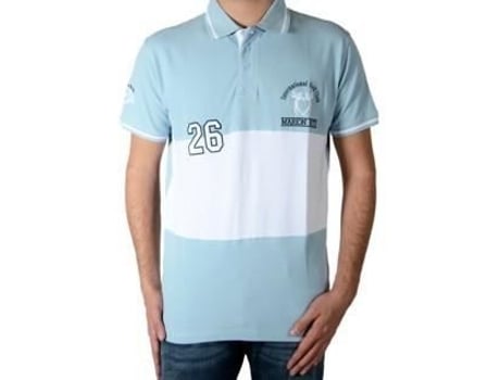 Polo de Homem MARION ROTH Algodão Azul (M)