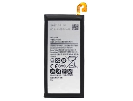 Eb-Bj330Abe 2400Mah Bateria de Polímero de Lítio para Samsung Galaxy J3 2017/J330A/J330F/J3300-216972 Preto WEWOO