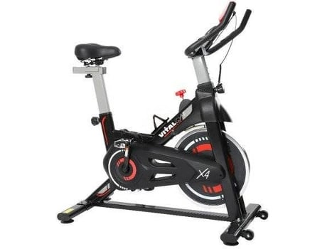 Bicicleta de Spinning  X4 (Preto - 110 x 50 x 105 cm - Até: 110 Kg)