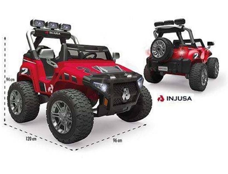 Carro  Monster Car com Luzes e Rodas Eva (116 x 95 x 108 cm - Vermelho)