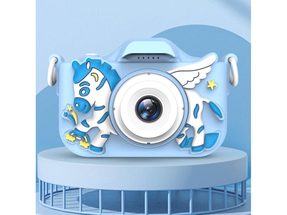 Máquina Fotográfica Infantil 2.0Ips Display Hd Desenho Animado Brinquedo  Educacional 800 W Única Azul | Worten.pt