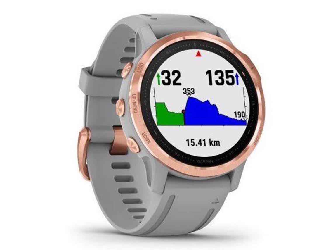 Relógio Desportivo Garmin Fenix 6s Sapphire Bluetooth E Wi Fi Até 9 Dias De Autonomia Rosa 2228