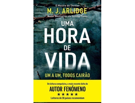 Livro Uma Hora de Vida de M. J. Arlidge (Português)