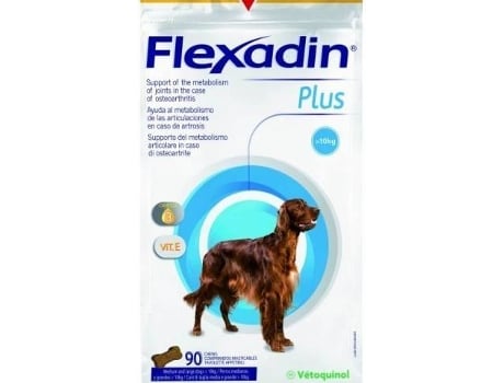 Suplemento para Cães  Flexadin Plus (90 Comprimidos - Porte Médio e Grande)