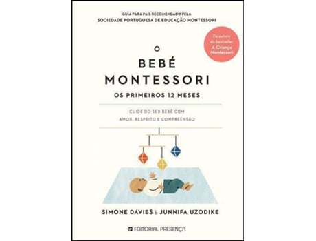 Livro O Bebé Montessori de Simone Davies e Junnifa Uzodike (Português)