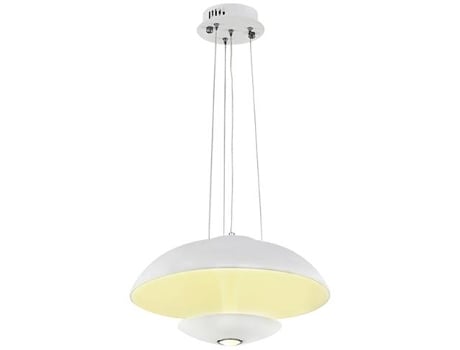 Projeto de Suspensão Led Dome White 24W Eq. 192W Diam. 450Mm