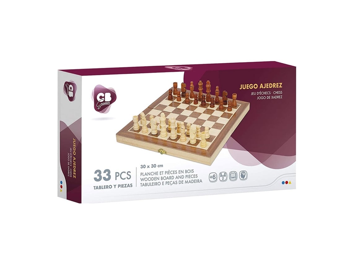 De cima para baixo do jogo de xadrez com as peças na posição