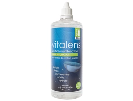 Solução multifuncional para lentes de contato gelatinosas 400 ml VITALENS