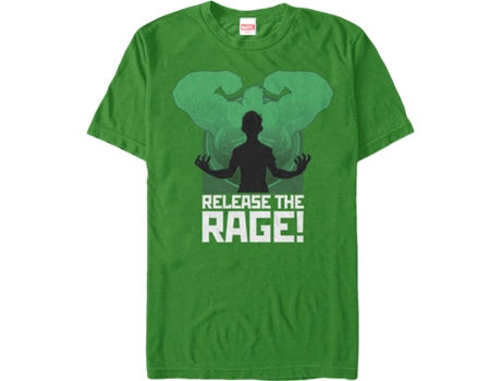 T-Shirt de Homem SUPERHEROMARVEL Release The Rage Incredible Algodão (2XL)