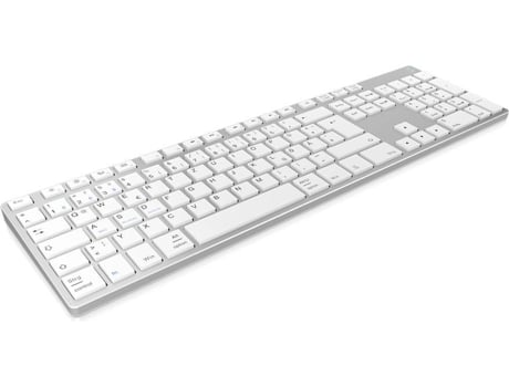 Teclado KEYSONIC KSK-8022BT (Wireless - Layout Alemão - Teclado Numérico)