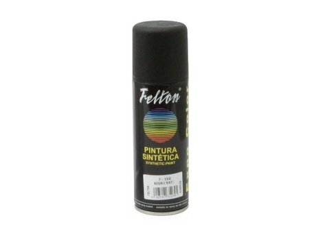 Spray pintura negro mate 200ml