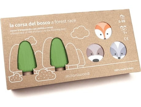 Jogo de Tabuleiro MILANIWOOD A Forest Race (4 Anos)