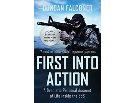 Livro First into Action de Duncan Falconer (Inglês)