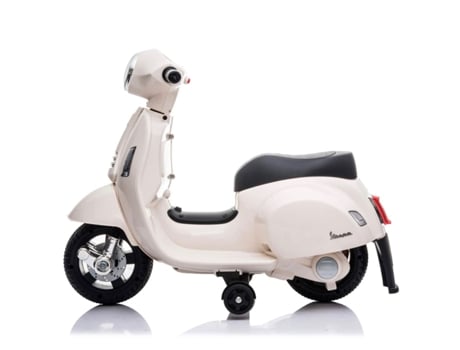 Moto VESPA Elétrica para Branco 0-3 Anos