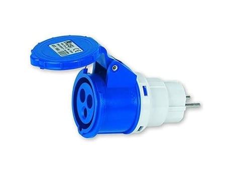 Adaptador Sp Sk Pr Cee 2Pt ROSI ROSI Shuko 16A 2Pe Ip20