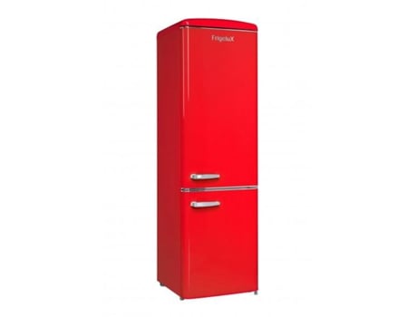 Frigorífico Combinado FRIGELUX CB255RRA++  Estilo RETRO  255L  E (antiga A++)  55 x 57.5 x 181 cm LxPxA  Vermelho / Red