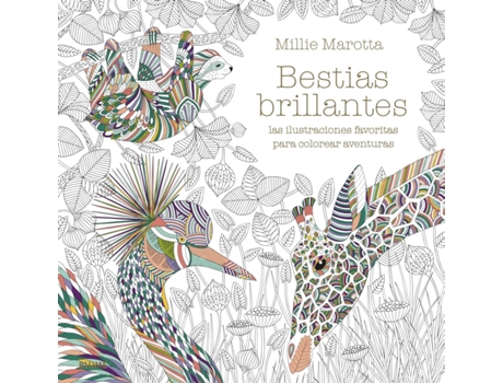 Livro Bestias Brillantes de Millie Marotta (Espanhol)