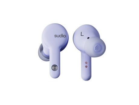 Auriculares Sem Fios A2 Ipx4 Bluetooth 5.2 com Bocais de Silicone Violeta SUDIO