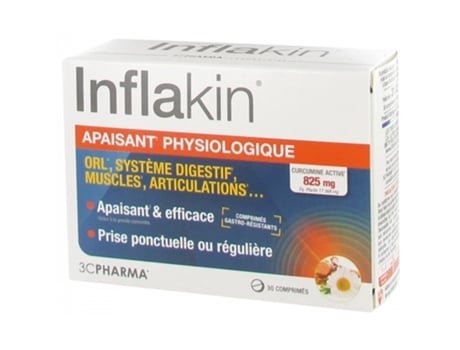 Inflakin Calmante Fisiológico 30 Comprimidos 3C PHARMA