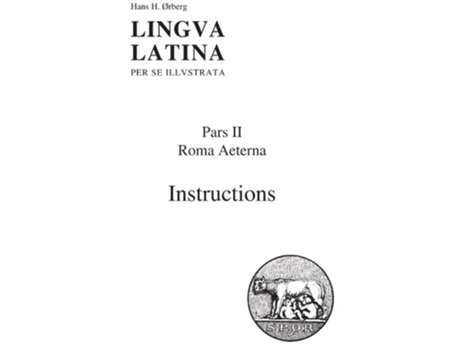 Livro Lingua Latina Instructions de Hans H Ørberg (Latim)